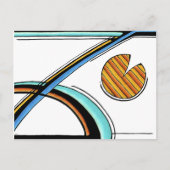 Retro Wird Customizable Postcard Postkarte (Vorderseite)