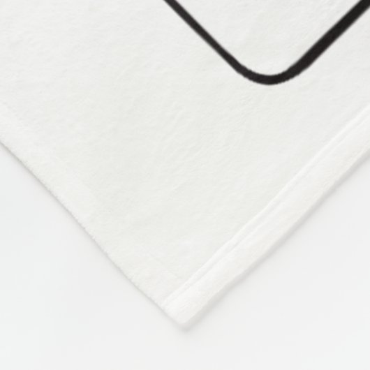 Retro wird unregierbar schwarze Katze beißen Hand Fleecedecke (Ecke)