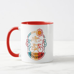 Retro Wisconsin Bike Trail Tasse
