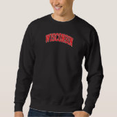 Retro Wisconsin Throwback Classic Sweatshirt (Vorderseite)
