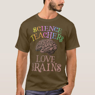 RETRO WISSENSCHAFTLICHE LEHRERIN LIEBE BRAINS Das T-Shirt