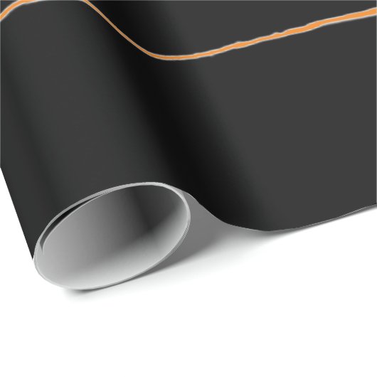 RETRO WITCH AUF EINEM HALBZIMMER-Wrackpapier Geschenkpapier (Rolleneckpunkt)