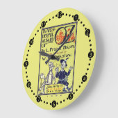 Retro Wizard der Vintagen Oz Wanduhr (Winkel)