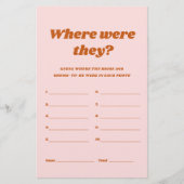 Retro, wo sie Brautparty spielen (Vorderseite)