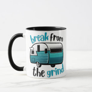 Retro-Wohnmobil Teal BFTG-Kaffeetasse Tasse