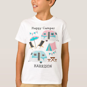 Retro-Wohnwagen-Camping Süß P T-Shirt