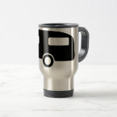 Retro Wohnwagen Reisebecher (VorderseiteRechts)