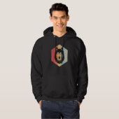 Retro Wolf Hoodie (Vorne ganz)
