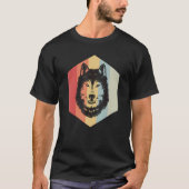 Retro Wolf T-Shirt (Vorderseite)