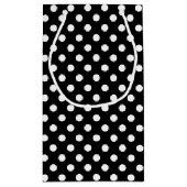 Retro Woman Geschenktasche Kleine Geschenktüte (Rückseite)