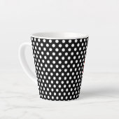 Retro Woman Latte Tasse (Linke Ecke)