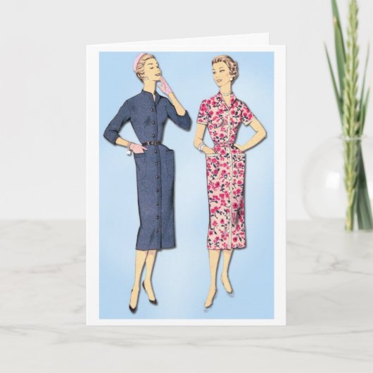 Retro Women - das Leben wäre so langweilig ohne mi Karte (Vorderseite)