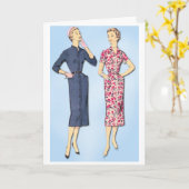 Retro Women - das Leben wäre so langweilig ohne mi Karte (Gelbe Blume)