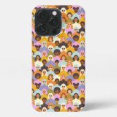 Retro Women of the World Pattern iPhone Hülle (Rückseite)