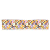 Retro Women of the World Pattern Kurzer Tischläufer (Horizontal)