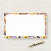 Retro Women of the World Pattern Post-it Klebezettel (Auf Schreibtisch)