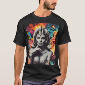 Retro Women Sci-fi Collage T-Shirt (Vorderseite)