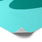 Retro Women's Weekly Card Game Poster (Ecke)