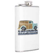 Retro Woody Lowrider Flachmann (Rechts)