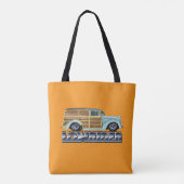 Retro Woody Lowrider Tasche (Rückseite)