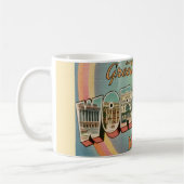 Retro Worcester MA Greeting Tasse (Links)