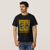 Retro-Workout-Design T-Shirt (Vorne ganz)