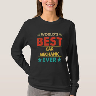 Retro World's Best Car Mechanic Ever T-Shirt