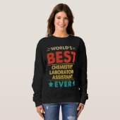 Retro World's Best Chemistry Laboratory Assistant Sweatshirt (Vorne ganz)