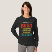 Retro World's Best Chemistry Laboratory Assistant T-Shirt (Vorne ganz)