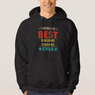 Retro World's Best Gebäude Cleaner Hoodie