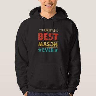 Retro World's Best Mason Ever Hoodie