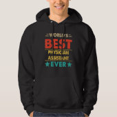 Retro World's bester Arzt-Assistent aller Zeiten Hoodie (Vorderseite)