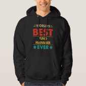 Retro World's bester Fondsmanager aller Zeiten Hoodie (Vorderseite)