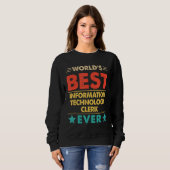 Retro World's bester IT-Berater Ev Sweatshirt (Vorne ganz)
