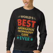 Retro World's bester IT-Berater Ev Sweatshirt (Vorderseite)