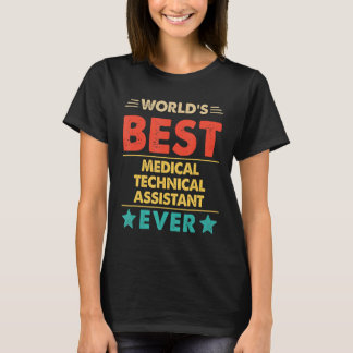 Retro World's bester medizinischer technischer Ass T-Shirt