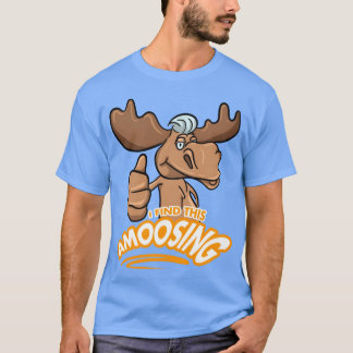 Retro-Wortwitz über Elche für Tierliebhaber T-Shirt