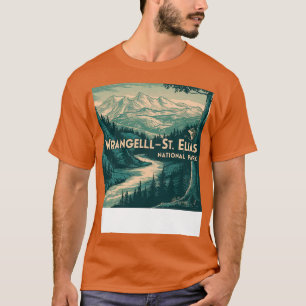 Retro Wrangell St Elias Nationalpark TShirt