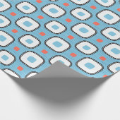 Retro Wrapping Paper - Modernes Mittelalter Geschenkpapier (Ecke)