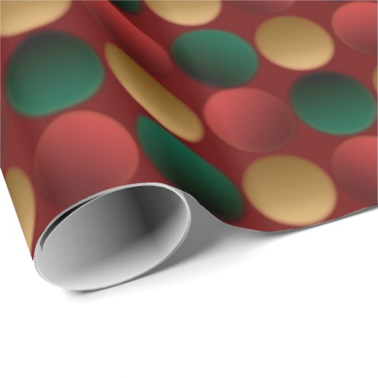 Retro Wrapping Paper Stilvolles Urlaubspapier Geschenkpapier (Rolleneckpunkt)