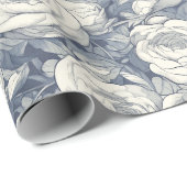 Retro-Wrapping-Papier für die Blume der strahlende Geschenkpapier (Rolleneckpunkt)