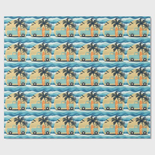 Retro-Wrapping-Papier Geschenkpapier (Flach)