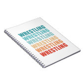 Retro-Wrestling Vintages Geschenk Notizblock (Rechte Seite)