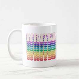 Retro Writer Rainbow Kaffeetasse