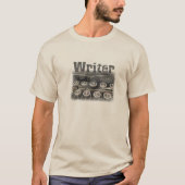 Retro Writer-T-Shirt T-Shirt (Vorderseite)