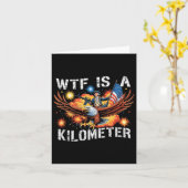 Retro Wtf ist ein Kilometer feiner Patriotikamerik Karte (Gelbe Blume)