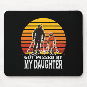 Retro wurde von meiner Tochter getreten Lustiges S Mousepad