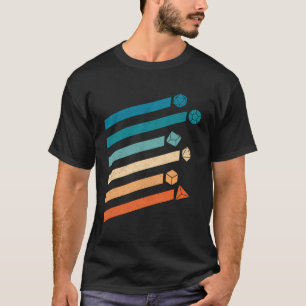 Retro-Würfel-Shirt für Tischrollenspiele T-Shirt