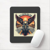 Retro-Wüsten-Highway-Motorrad-Bruderschaft-Biker  Mousepad (Mit Mouse)