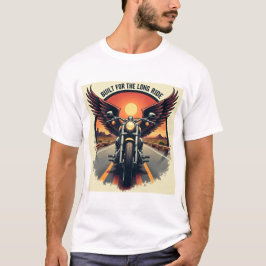 Retro-Wüsten-Highway-Motorrad-Bruderschaft-Biker T-Shirt